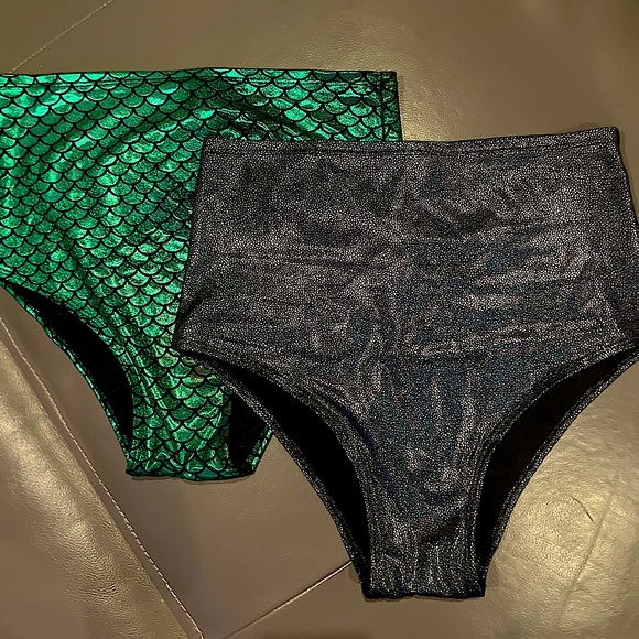 High waisted biker spandex shorts for raves and festivals - multicolored - Picture 1 of 5